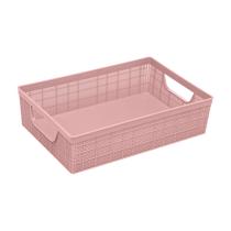 Cesto Organizador Juta Armário Gaveta Lavanderia 2 Litros Caixa - Jaguar Plasticos