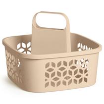 Cesto Organizador Multi Funcional Produtos de Limpeza Plástico Lavanderia Prático Seguro Design Funcional Com Alça de Transporte