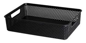 Cesto Organizador Multiuso 39 X 27 X 7,5cm Decorativo