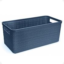 Cesto Organizador Multiuso Alongado Juta Cor Chumbo 4,5 Lts Cesto Organizador Multiuso Alongado Juta Cor Chumbo 4,5 Lts