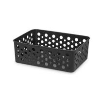 Cesto Organizador Multiuso Caixa Empilhável Armazenamento Cestinho Para Gaveta Escritório Resistente Cesto Organizador Multiuso Caixa Empilhável Armazenamento Cestinho Para Gaveta Escritório Resistente