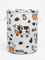 Cesto organizador multiuso de roupas 40x48cm Cor:Vaquinha Cesto organizador multiuso de roupas 40x48cm Cor:Vaquinha
