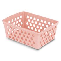 Cesto Organizador Multiuso Decorativo Grande Retangular Extra Grande Rosa Preto Branco Transparente Cesto Organizador Multiuso Decorativo Grande Retangular Extra Grande Rosa Preto Branco Transparente