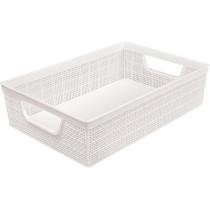 Cesto Organizador Multiuso Decorativo Juta A5 2 L Branco 3131 JAGUAR