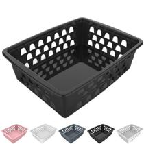 Cesto Organizador Multiuso Decorativo Médio p/ Gaveta Armário 20x16 cm