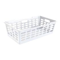 Cesto Organizador Multiuso Grande Atenas Branco 29x15x51Cm Cesto Organizador Multiuso Grande Atenas Branco 29x15x51Cm
