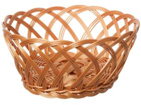 Cesto Organizador Multiuso Marrom Hauskraft Rattan Lily