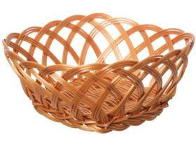 Cesto Organizador Multiuso Marrom Hauskraft Rattan Lily
