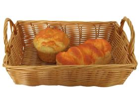 Cesto Organizador Multiuso Marrom Hauskraft Rattan Lily