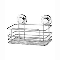 Cesto Organizador Multiuso Suporte De Ventosa Cromado Future Ref: 4016