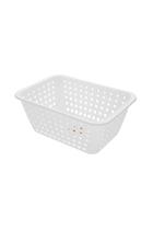 Cesto Organizador Ordene em Plástico Branco 14L Cesto Organizador Ordene em Plástico Branco 14L