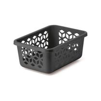 Cesto Organizador P 1,5 Litros Preto UZ Utilidades - UZ359 Cesto Organizador P 1,5 Litros Preto UZ Utilidades - UZ359
