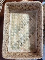 Cesto organizador, palha carnaúba