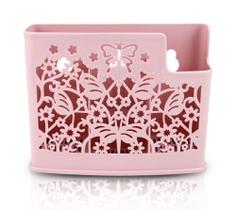 Cesto Organizador para Parede Lifestyle Jacki Design - Rosa Cesto Organizador para Parede Lifestyle Jacki Design - Rosa