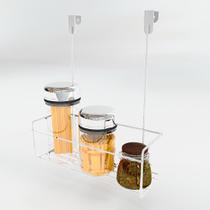 Cesto Organizador Para Porta Branco 26x12x31,5Cm Dicarlo Cesto Organizador Para Porta Branco 26x12x31,5Cm Dicarlo