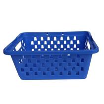 Cesto Organizador Pequeno 800 ML Azul 16x12x6cm 1908 Ercaplast Cesto Organizador Pequeno 800 ML Azul 16x12x6cm 1908 Ercaplast