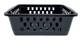 Cesto Organizador Pequeno 800 Ml Preto 16X12X6Cm 1908 Ercapl