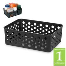 Cesto organizador pequeno multiuso cestinha para armário gaveta quarto lavanderia cozinha escritório - Usual Plastic