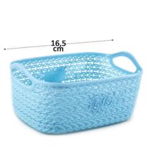Cesto Organizador Plástico 7,5x16,5 Vazado Color - Tudo em Caixa Cesto Organizador Plástico 7,5x16,5 Vazado Color - Tudo em Caixa