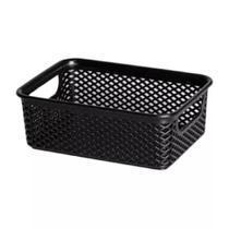 Cesto Organizador Preto 17x12x6 Cm Linea