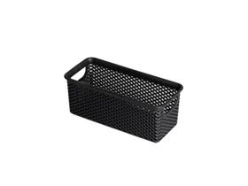 Cesto Organizador Preto 20x9x8 Cm Linea