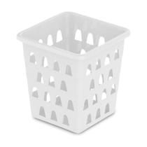 Cesto Organizador Quadrado Alto Multiuso Pequeno 10,5 x 10,5 cm Rosa Preto Branco Transparente Cesto Organizador Quadrado Alto Multiuso Pequeno 10,5 x 10,5 cm Rosa Preto Branco Transparente