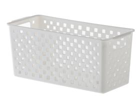 Cesto organizador quadratta 27x 12x 12cm branco Cesto organizador quadratta 27x 12x 12cm branco