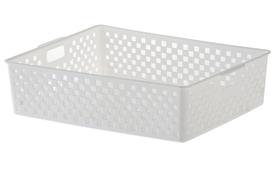 Cesto organizador quadratta 34x 27x 9cm branco Cesto organizador quadratta 34x 27x 9cm branco