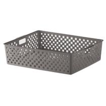 Cesto Organizador Quadratta Armário Gavetas Lavanderia 27x21 Cesto Organizador Quadratta Armário Gavetas Lavanderia 27x21