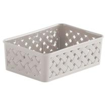 Cesto Organizador Rattan 19 cm x 13 cm x 6,5 cm Paramount Cesto Organizador Rattan 19 cm x 13 cm x 6,5 cm Paramount