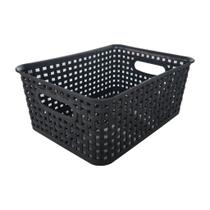 Cesto Organizador Rattan 7,7L 12x22x31Cm