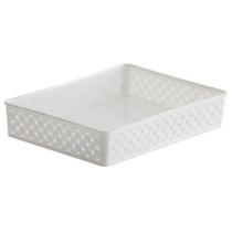 Cesto Organizador Rattan 824 Branco-Paramount