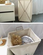 Cesto Organizador Roupa Suja E Brinquedo Dobrável C/ Armação