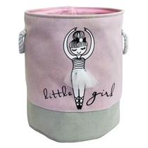 Cesto Organizador Roupas Brinquedos infantil Bailarina