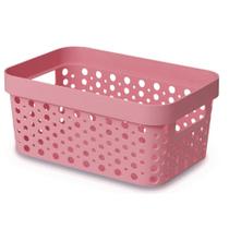 Cesto Organizador Trama Rattan s/Tampa 4,5L Multiuso Plástico