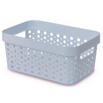 Cesto Organizador Trama Rattan s/Tampa 4,5L Multiuso Plástico