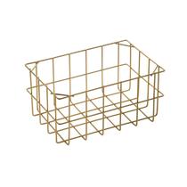 Cesto Organizador Versatile Dourado Médio