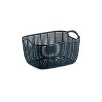 Cesto Organizador Vime Médio Preto 7Lts