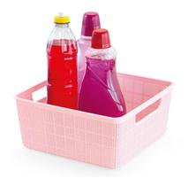Cesto Organizadore Multiuso Rattan Home Rosa 4,5 l Cesto Organizadore Multiuso Rattan Home Rosa 4,5 l