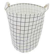 Cesto p/ Roupas Design em Tecido 35x43cm - Dolce Home