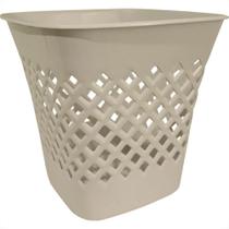 Cesto Papeleiro Plastico Shangri-La Quadrado Marmorizado 24X24Cm