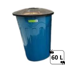 Cesto para Lixo Lixeira Com Tampa 60l Balde Grande 60 Litros Cesto Para Roupa Suja Topplast