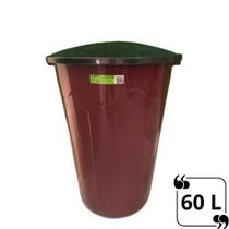 Cesto para Lixo Lixeira Com Tampa 60l Balde Grande 60 Litros Cesto Para Roupa Suja Topplast Cesto para Lixo Lixeira Com Tampa 60l Balde Grande 60 Litros Cesto Para Roupa Suja Topplast