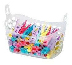 Cesto Para Pregadores Prendedores Roupa De Pendurar Varal Cesto Para Pregadores Prendedores Roupa De Pendurar Varal