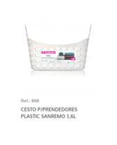 Cesto para Prendedor/Pregador PLASTIC - Sanremo SR898 - SR898/3