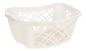 Cesto Para Roupa Anatômico 35 Litros Branco Telado 1729 JAGUAR