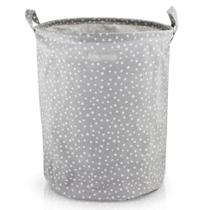 Cesto Para Roupa Suja- Brinquedos Tecido (g) - Linha Loft Cinza Cesto Para Roupa Suja- Brinquedos Tecido (g) - Linha Loft Cinza