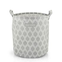 Cesto Para Roupa Suja- Brinquedos Tecido (m) - Linha Loft Cinza Claro Cesto Para Roupa Suja- Brinquedos Tecido (m) - Linha Loft Cinza Claro