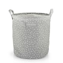 Cesto Para Roupa Suja- Brinquedos Tecido (m) - Linha Loft Cinza