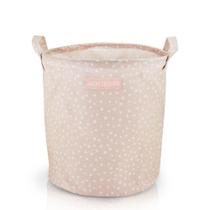 Cesto Para Roupa Suja- Brinquedos Tecido (m) - Linha Loft Rosa